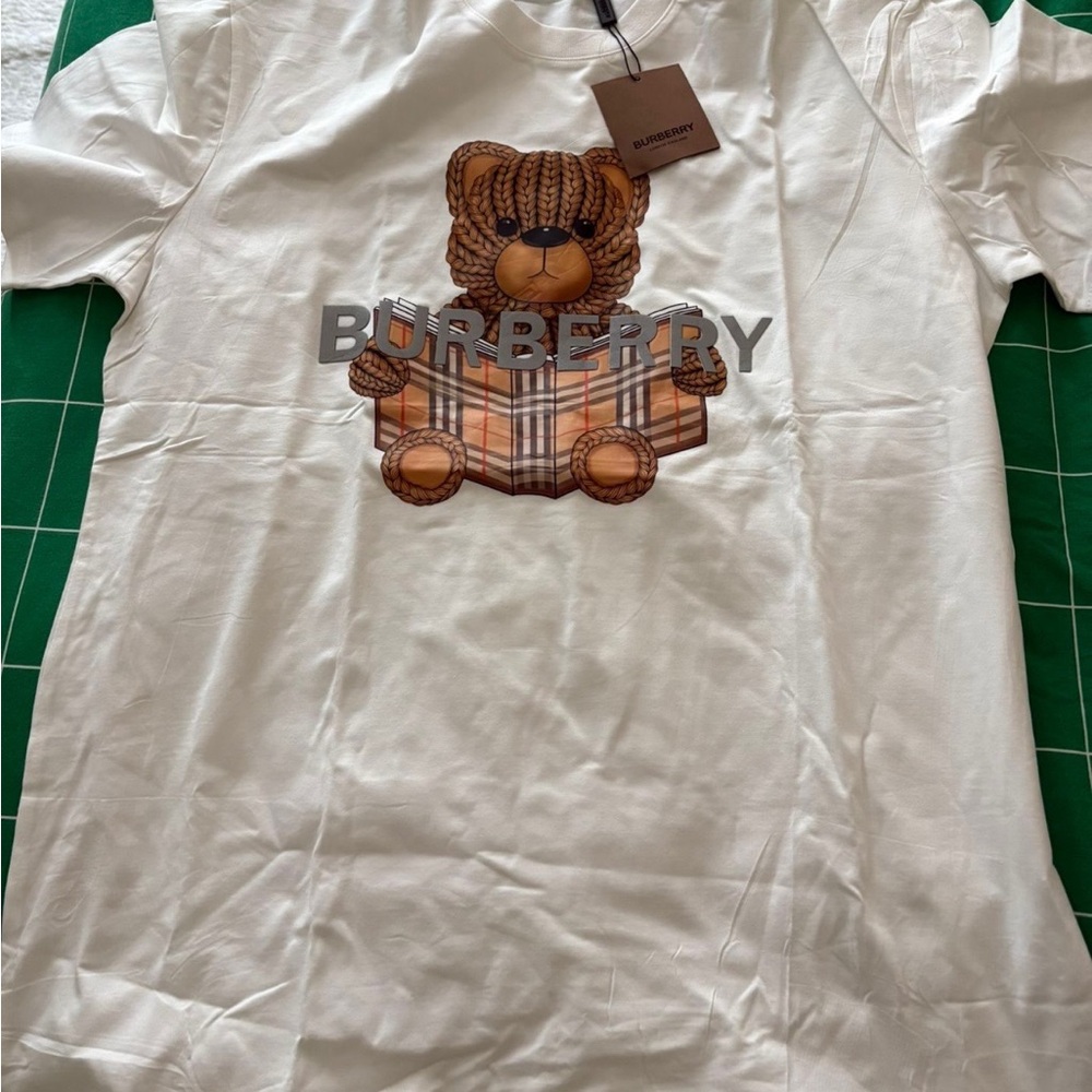 Burberry Cream Teddy Bear Tee